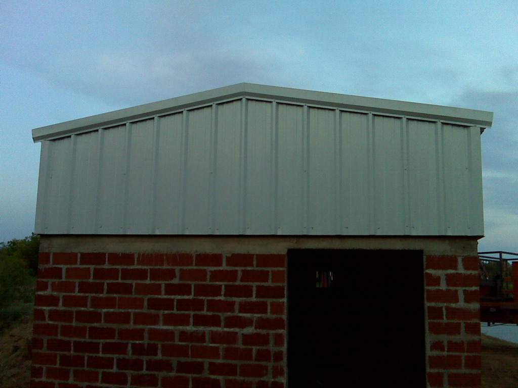 McAdams Company Pump House Metal Roof