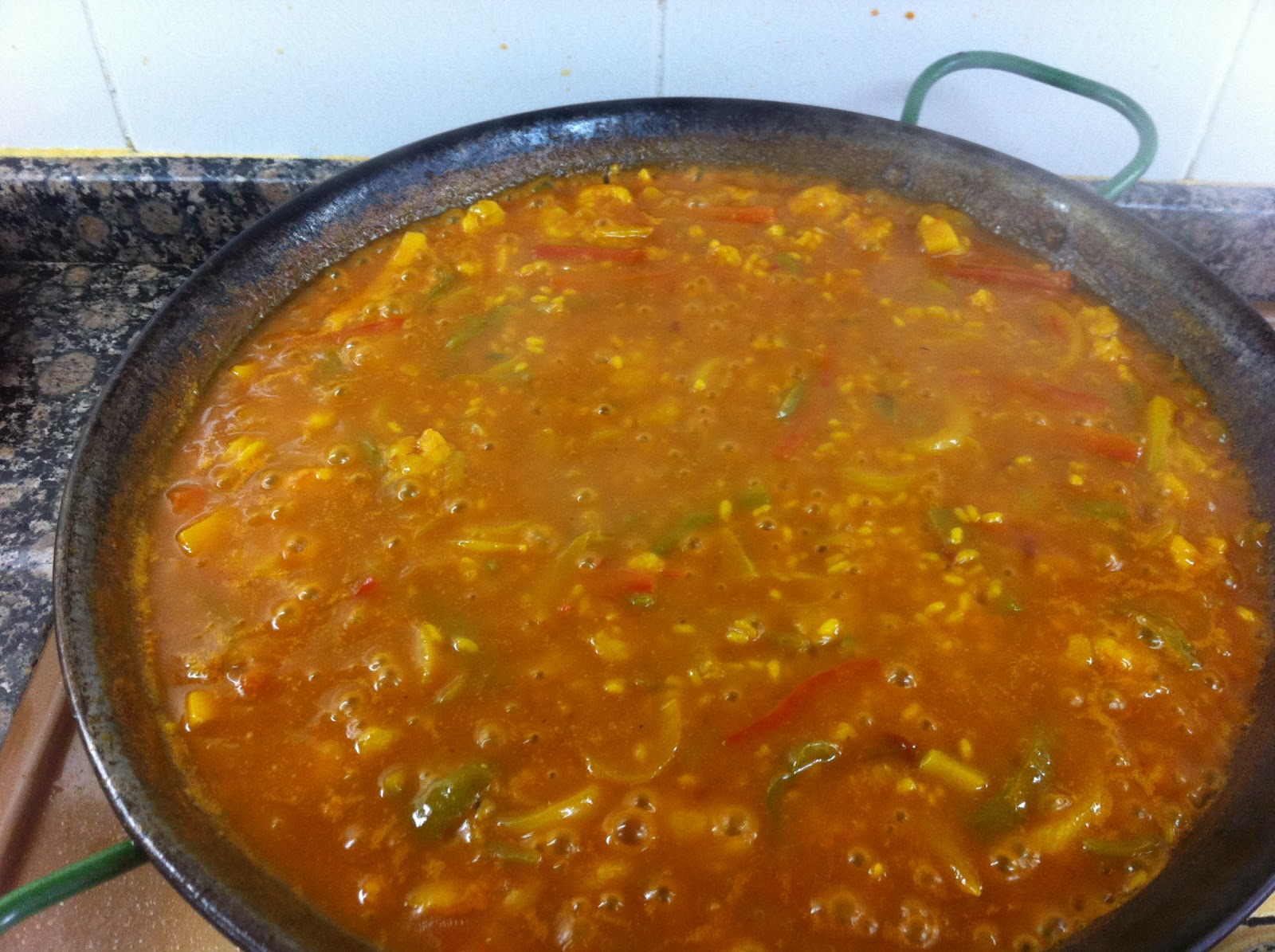 No me toques los fogones! Paella de verduras y gambas