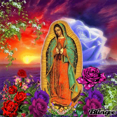 La virgen de guadalupe La imagen de la virgen tiene vida
