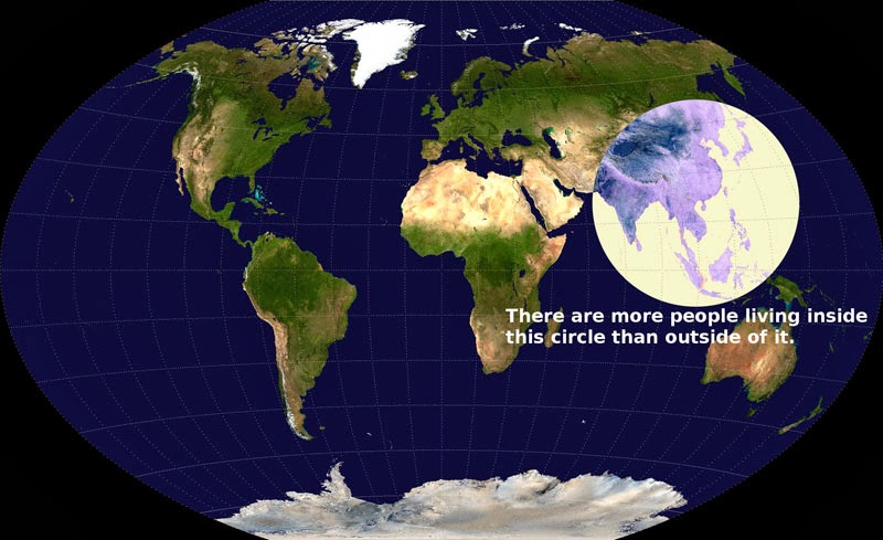 40 Maps That Will Help You Make Sense of the World - Visualizing Global Population Density