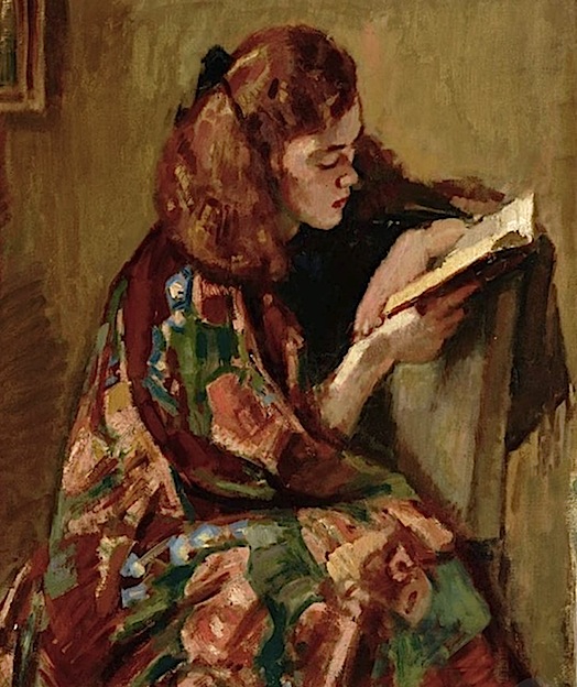 Magnus Enckell, Chica Leyendo, 1922