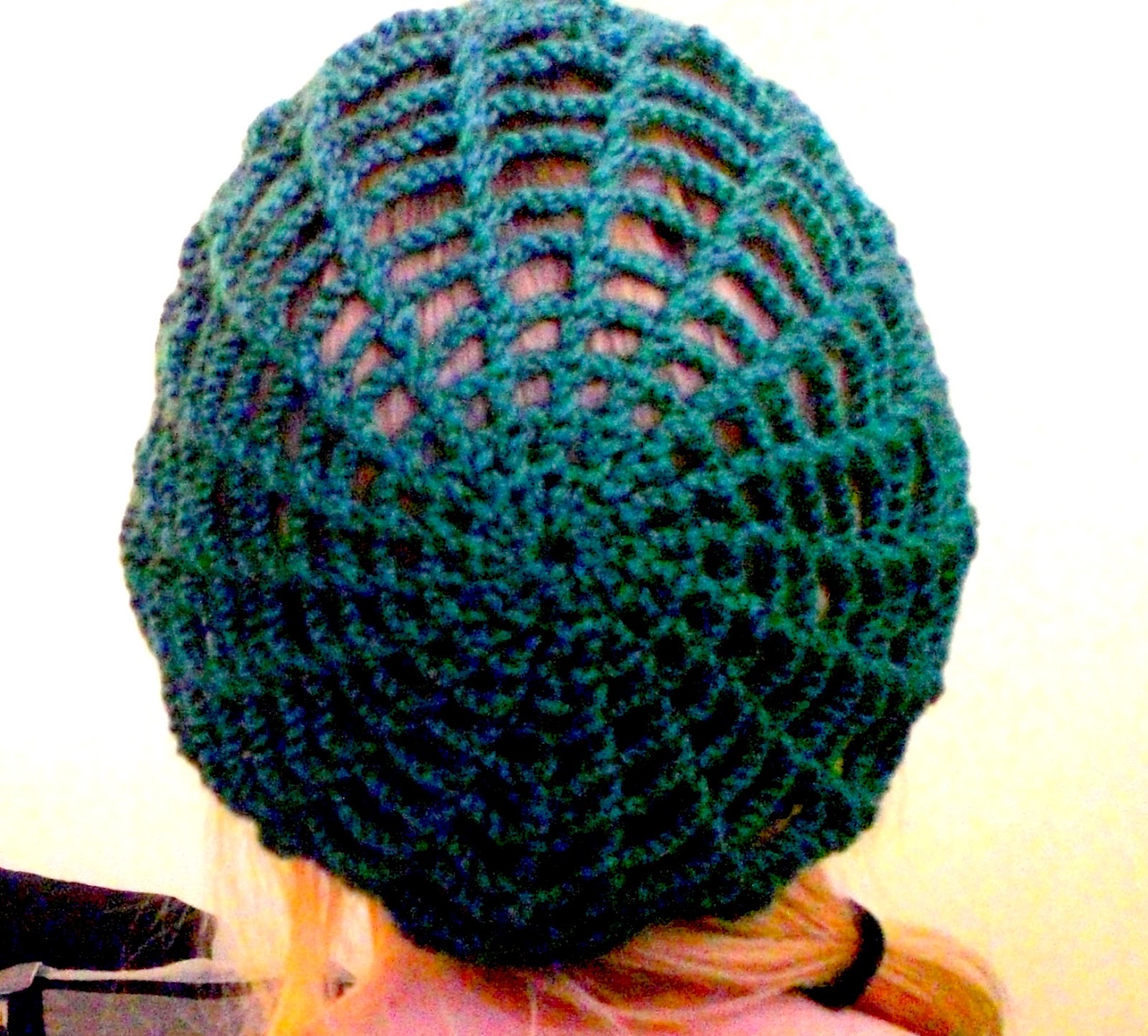 A Little Loopy, But Im Hooked: Spider Web Slouchy Hat