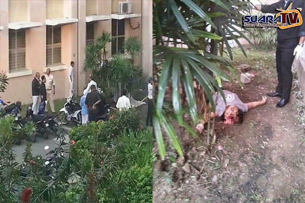 Gambar Ngeri Wanita Pecah Kepala Jatuh Bangunan Hospital Sultanah