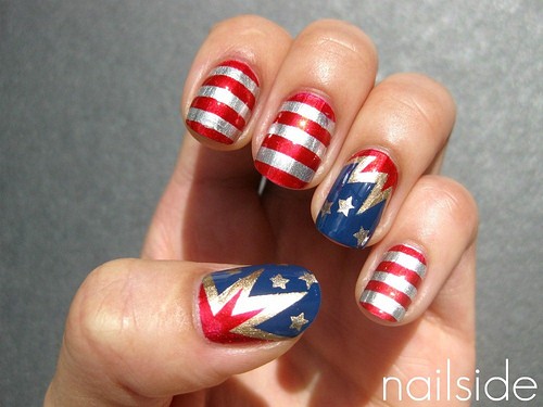 Nail Art Designs: 4th of July