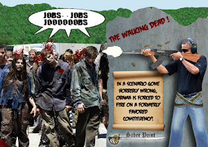Obama Fights the Walking Dead!  (Photoshop)