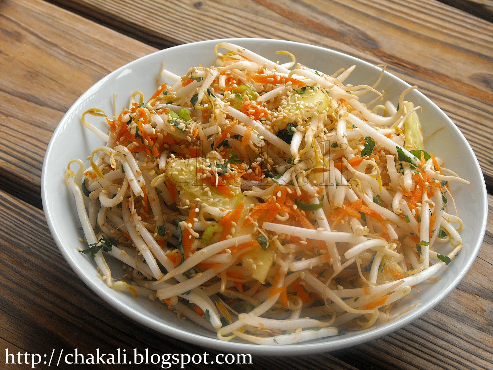Bean Sprouts salad चकली