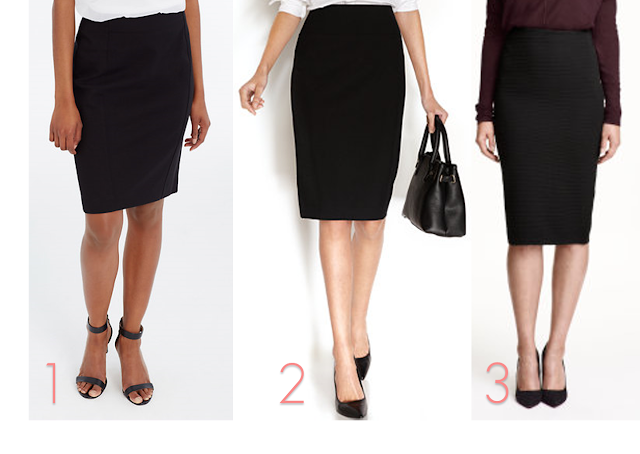 Back to School for Teacher Black Pencil Skirt First Day Outfit