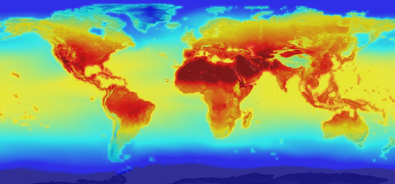 GLOBAL WARMING WORLD MAP