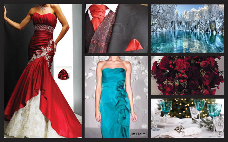 We love the deep red color for the warmth it brings and contrasted it with a