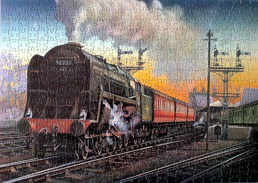 STEAM TRAINS AND JIGSAW PUZZLES Evening Star