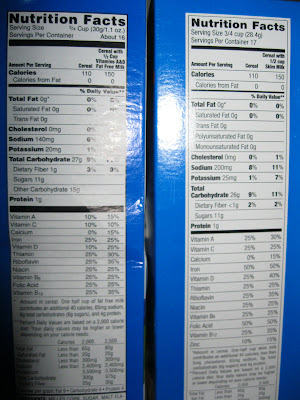 Aldi frosted flakes nutritional information