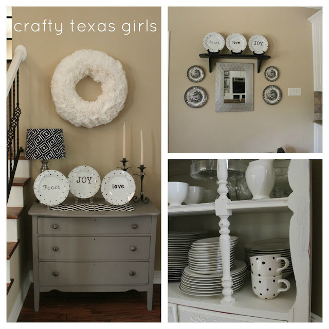 Christmas in July Sharpie Plates Cedar Hill Farmhouse