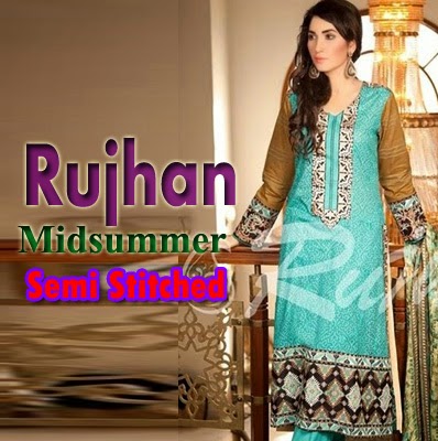 Rujhan Midsummer Semi Stitched Collection
