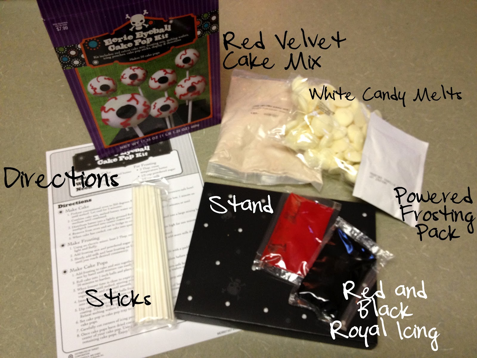 Review of Target's Eerie Eyeball Cake Pop Kit Pint Sized Baker