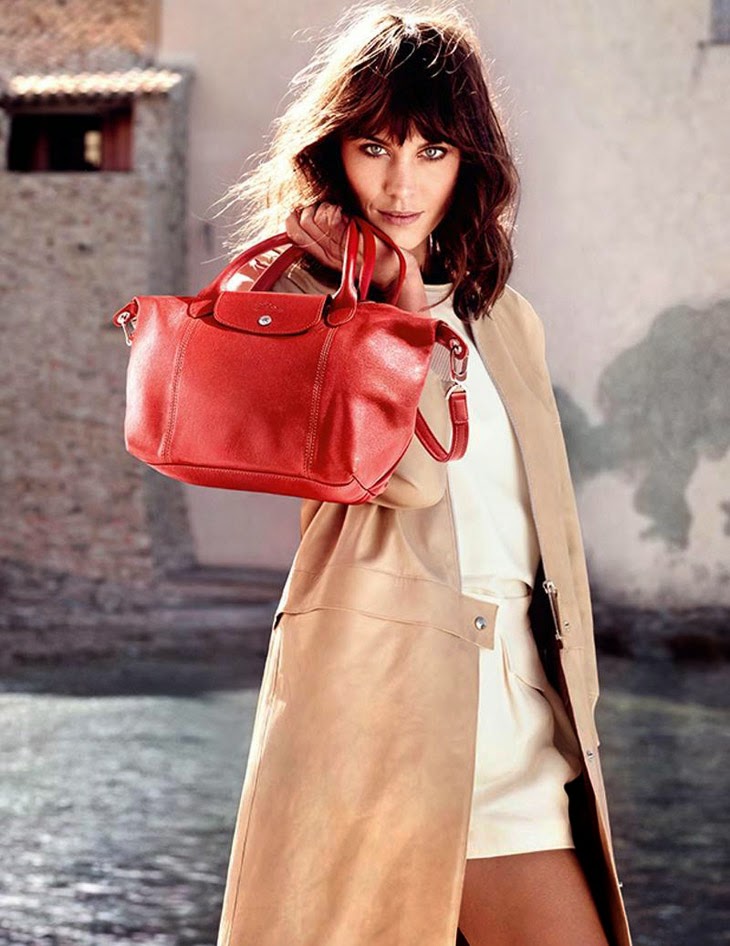 Craig McDean Valentino Magazine Photoshoot Spring/Summer 2014 Magazine Photoshoot : Alexa Chung Photoshot For Longchamp Magazine Spring/Summer 2014 Issue
