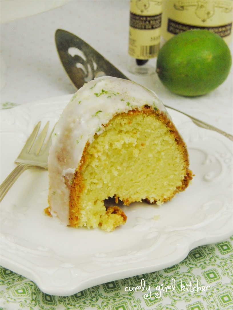 Curly Girl Kitchen Vanilla Bean Pound Cake with Lime Citrus Glaze