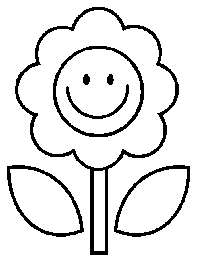 Easy Simple Coloring Pages | simple flower coloring page flower coloring page Easy Simple Coloring Pages | simple flower coloring page flower coloring page