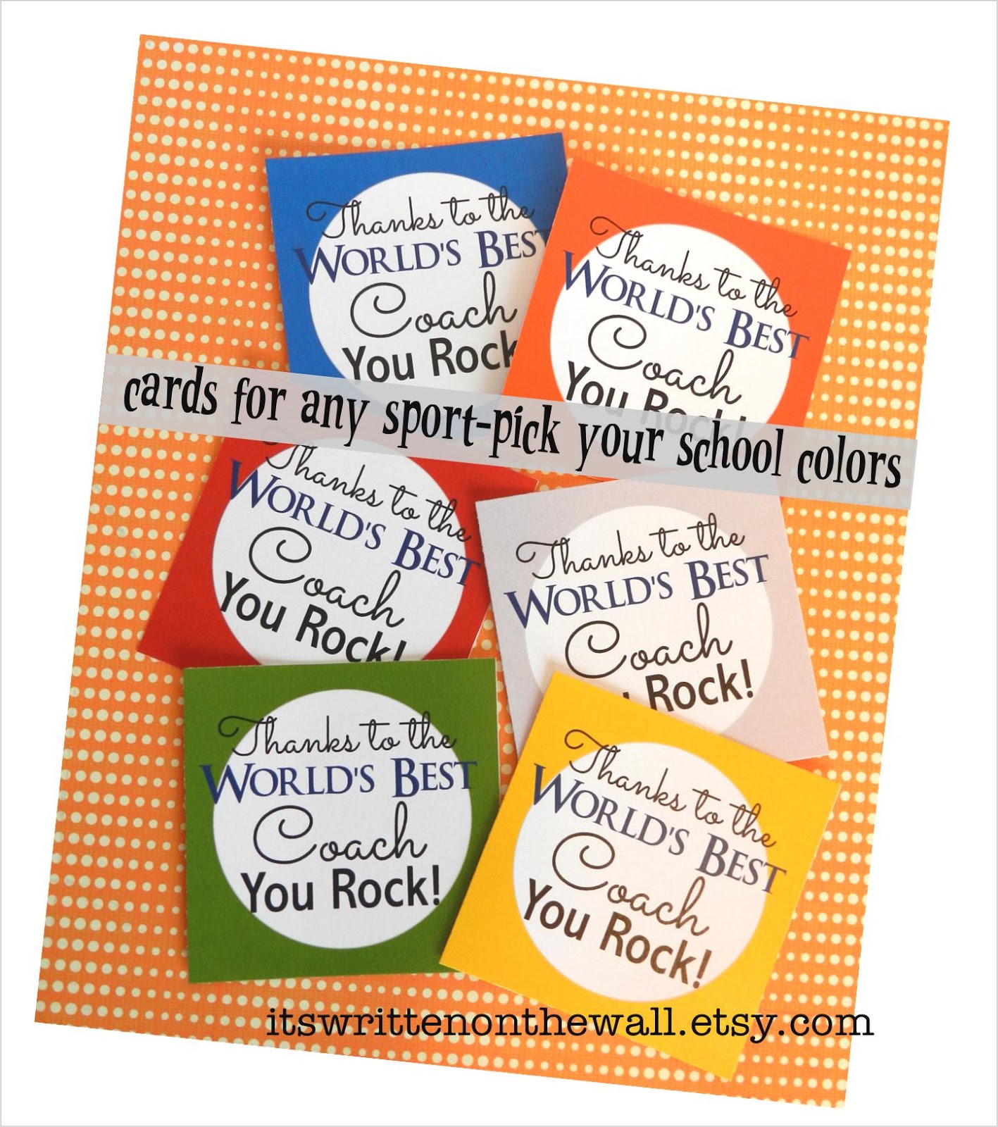 "Thanks Coach" Gift Card & Gift Ideas for the Kid's CoachesLots of