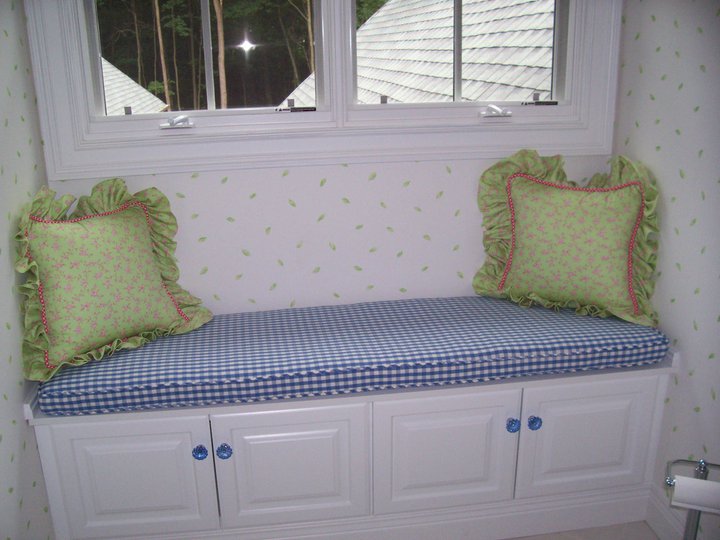 Custom Made Slipcovers Window Seat Cushions