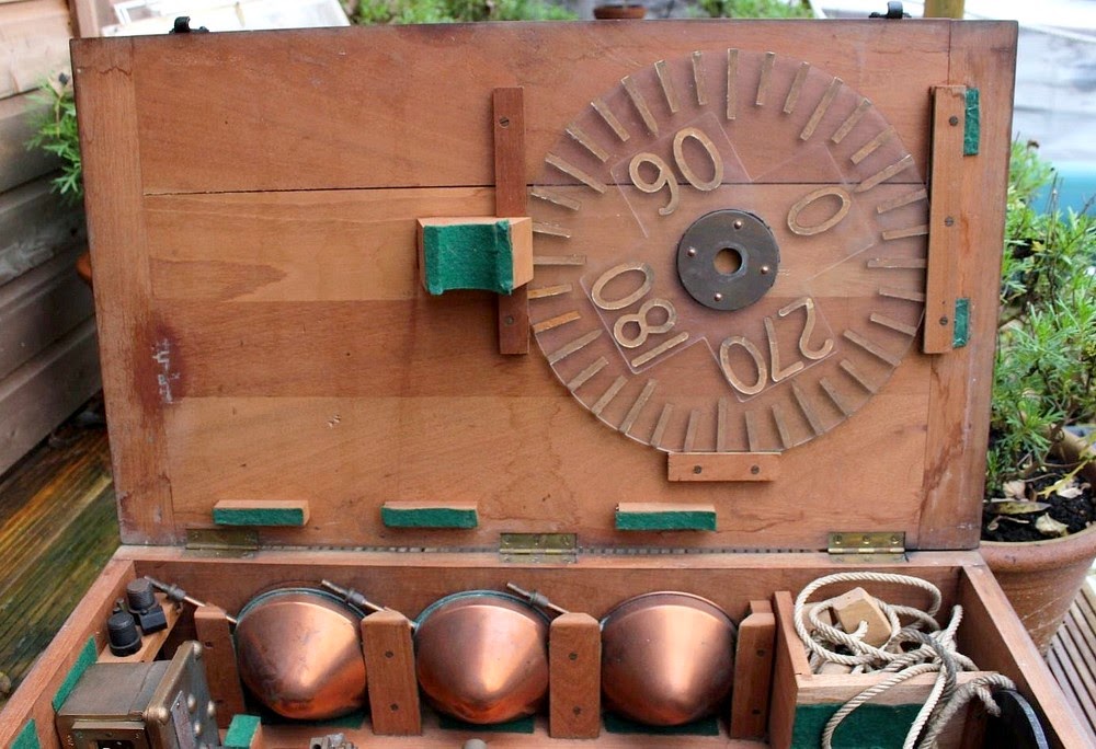 Vintage anemometers and other wind measuring devices. Casella combined