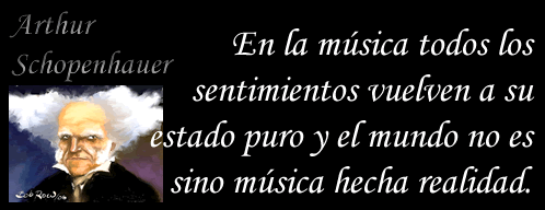 Resultado de imagen para frases de schopenhauer sobre la musica