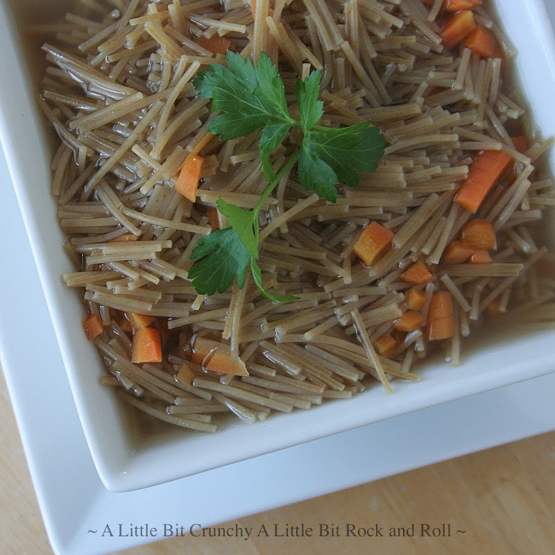 A Little Bit Crunchy A Little Bit Rock and Roll Homemade Double Noodle