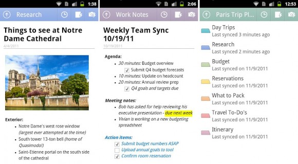 how to use onenote on android phone