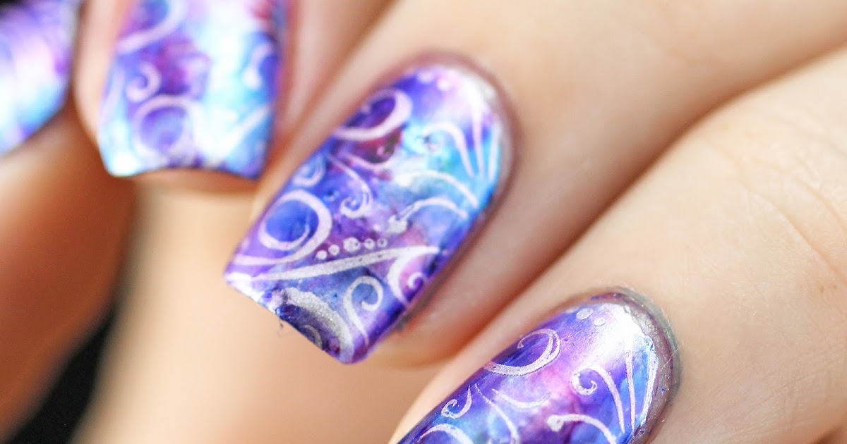 9. Alcohol Ink Nail Art Inspiration - wide 7