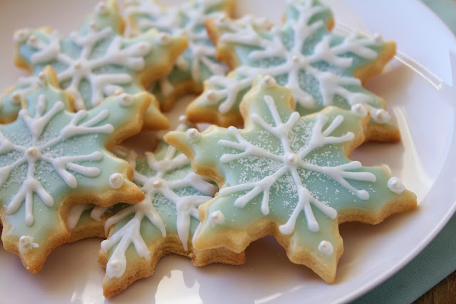 snowflake sugar cookies, low-fructose