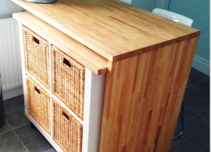 MI RINCÓN DE SUEÑOS: HACER BARRA CON ALMACENAJE PARA LA COCINA