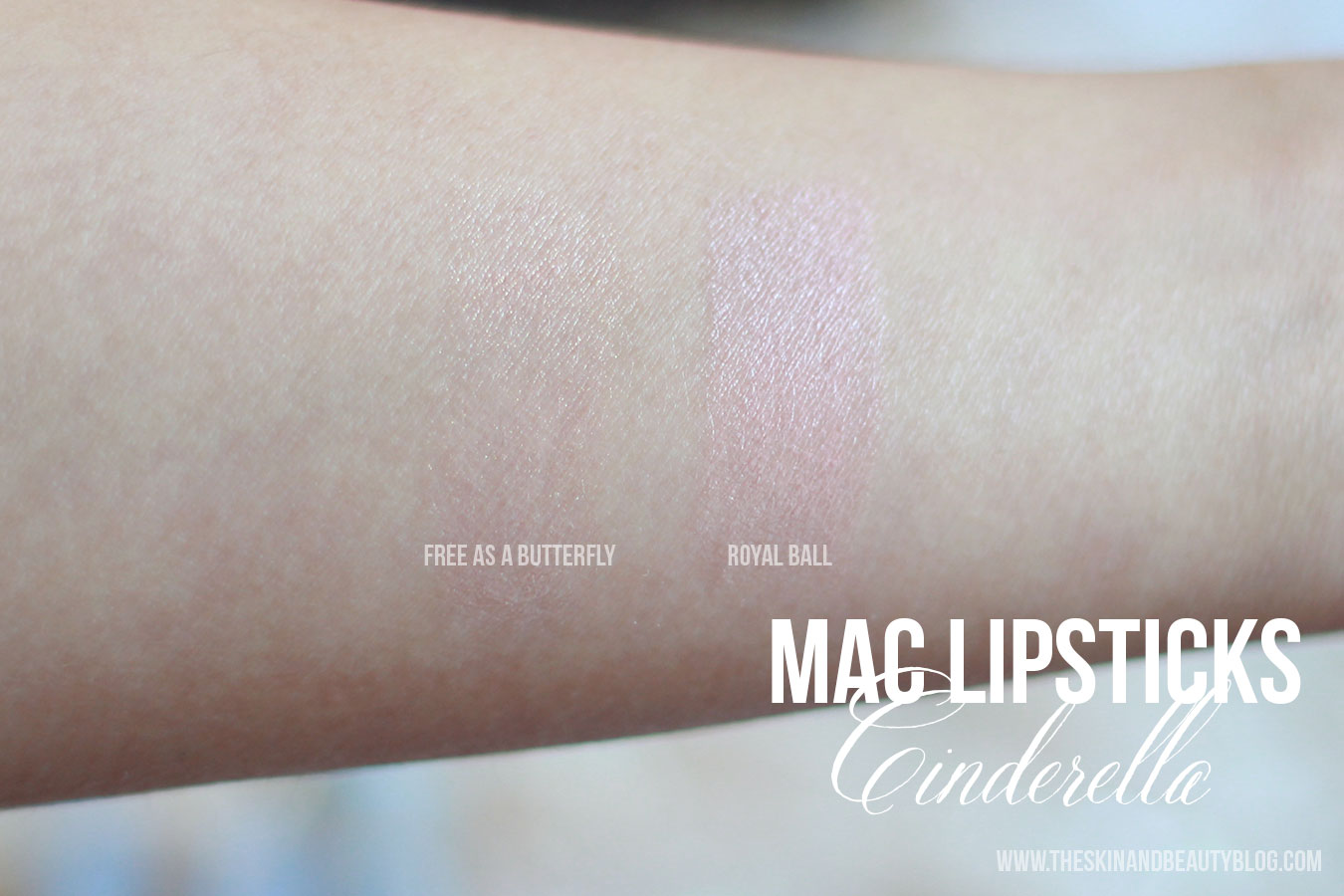MAC Free as a Butterfly, Royal Ball Lipstick Swatches MAC Free as a Butterfly, Royal Ball Lipstick Swatches