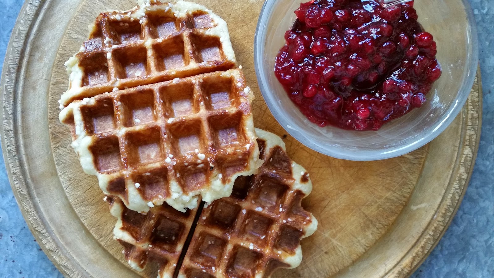 salted sugared spiced™ Liège Waffles