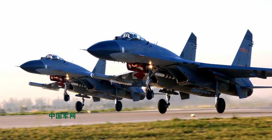 PLAAF J-11 Flanker Fighter Aircrafts in Action | Chinese Military Review