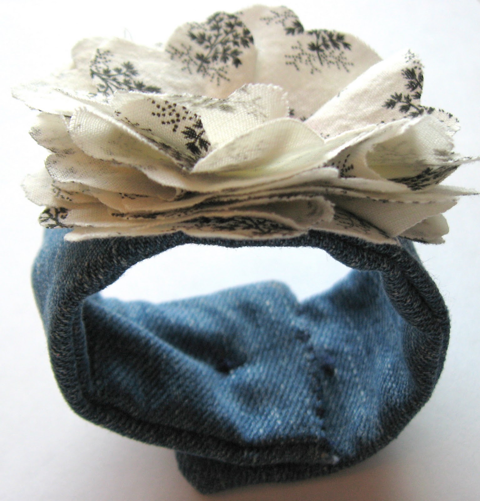 B.B. Bellezza Handcrafted Jewelry New Tutorials! Fabric Flower Cuff