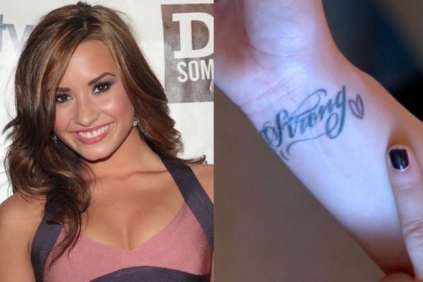 Demi+lovato+tattoo+wrist+lips
