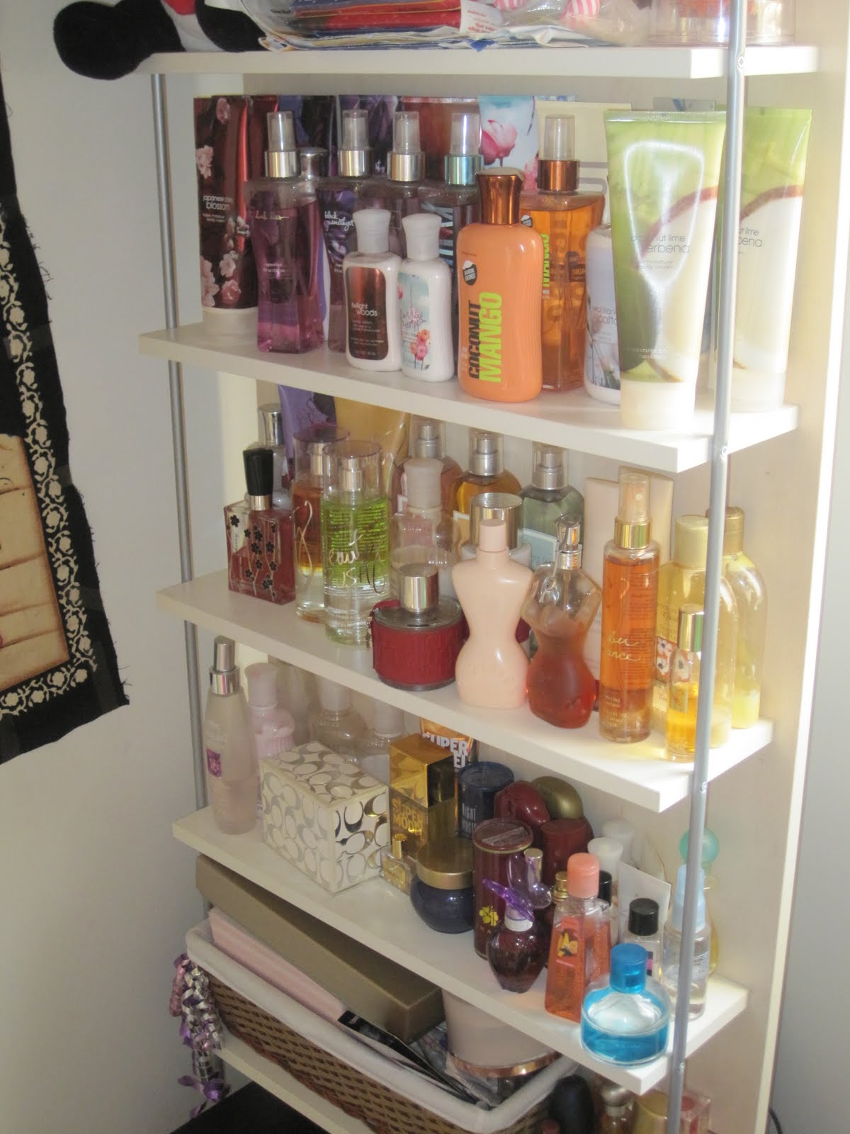 Missy's Style Watch Organizing Your Perfumes and Lotions into Your Own