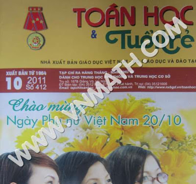 de thi thu dai hoc toan hoc tuoi tre 2012