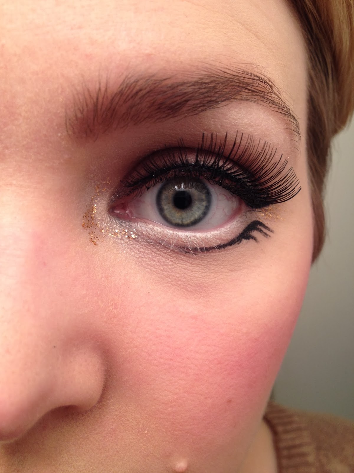 Hannah Explains It All Halloween puppet makeup