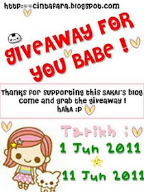 Sakai 1st GIVEAWAY