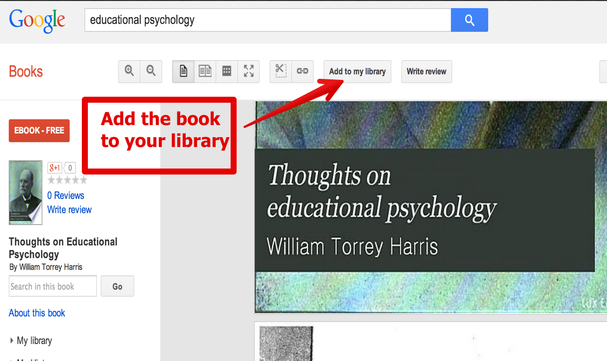 A Visual Guide to The Use of Google Books for Research Educational