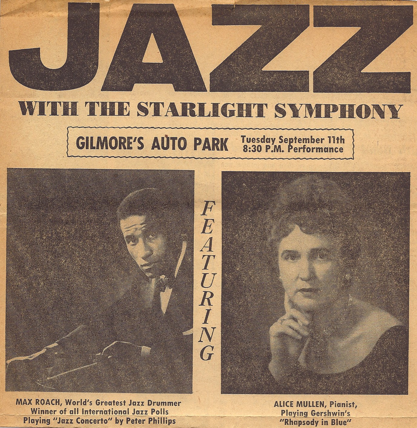 ALICE'S ARCHIVES: 1962/ MILLAR/ STARLIGHT CONCERTS: Bright Idea!