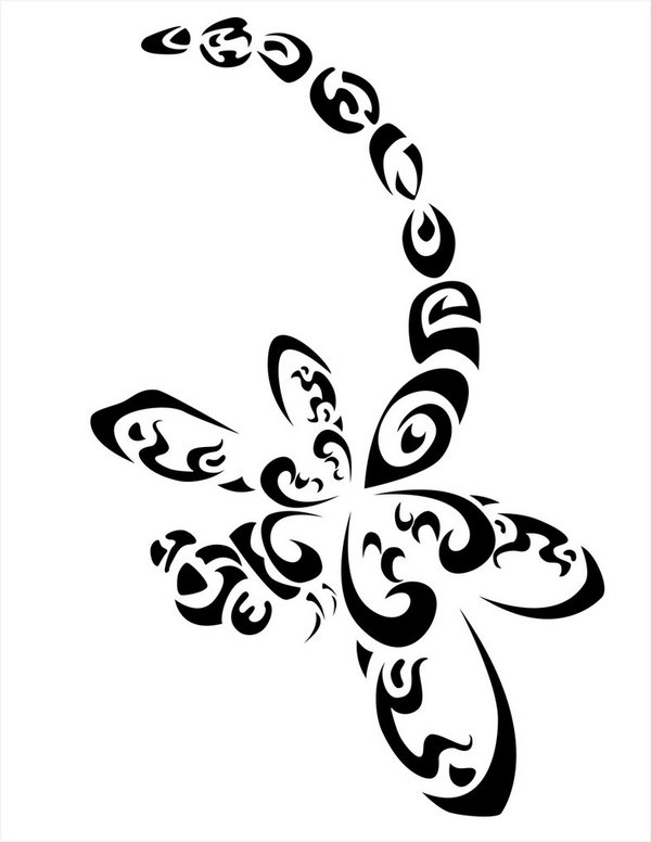 Dragonfly+tattoo+flash