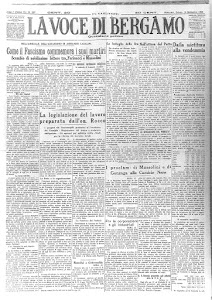 "La Voce di Bergamo" 12 SETTEMBRE 1925
