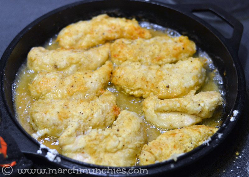 March Munchies Fried Chicken Tenders with Rice and Gravy