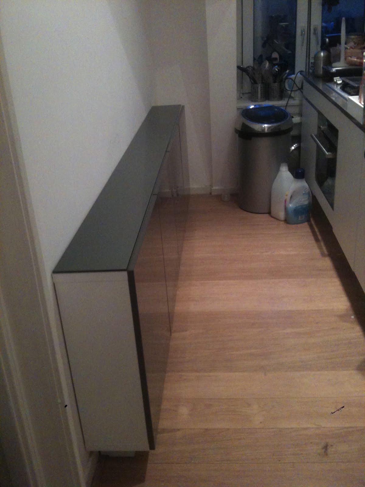 Kitchen under cabinet tv IKEA Besta Floating Cabinet