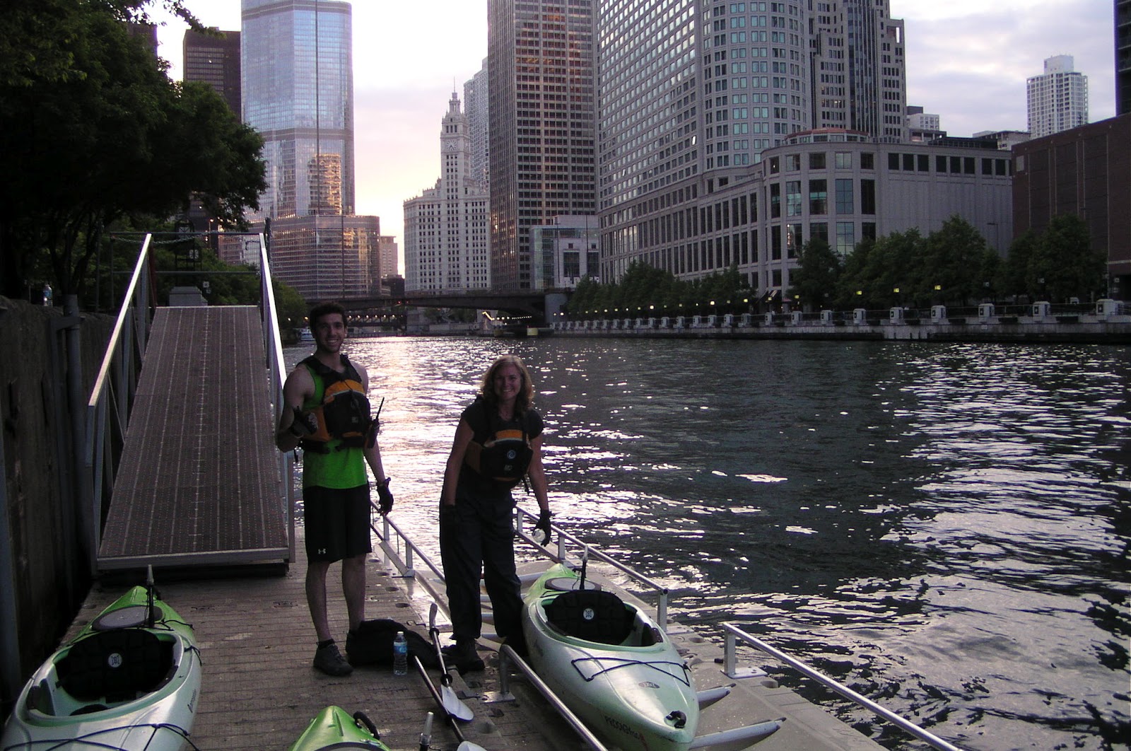 Travel with Kevin and Ruth! Urban Kayaks Chicago
