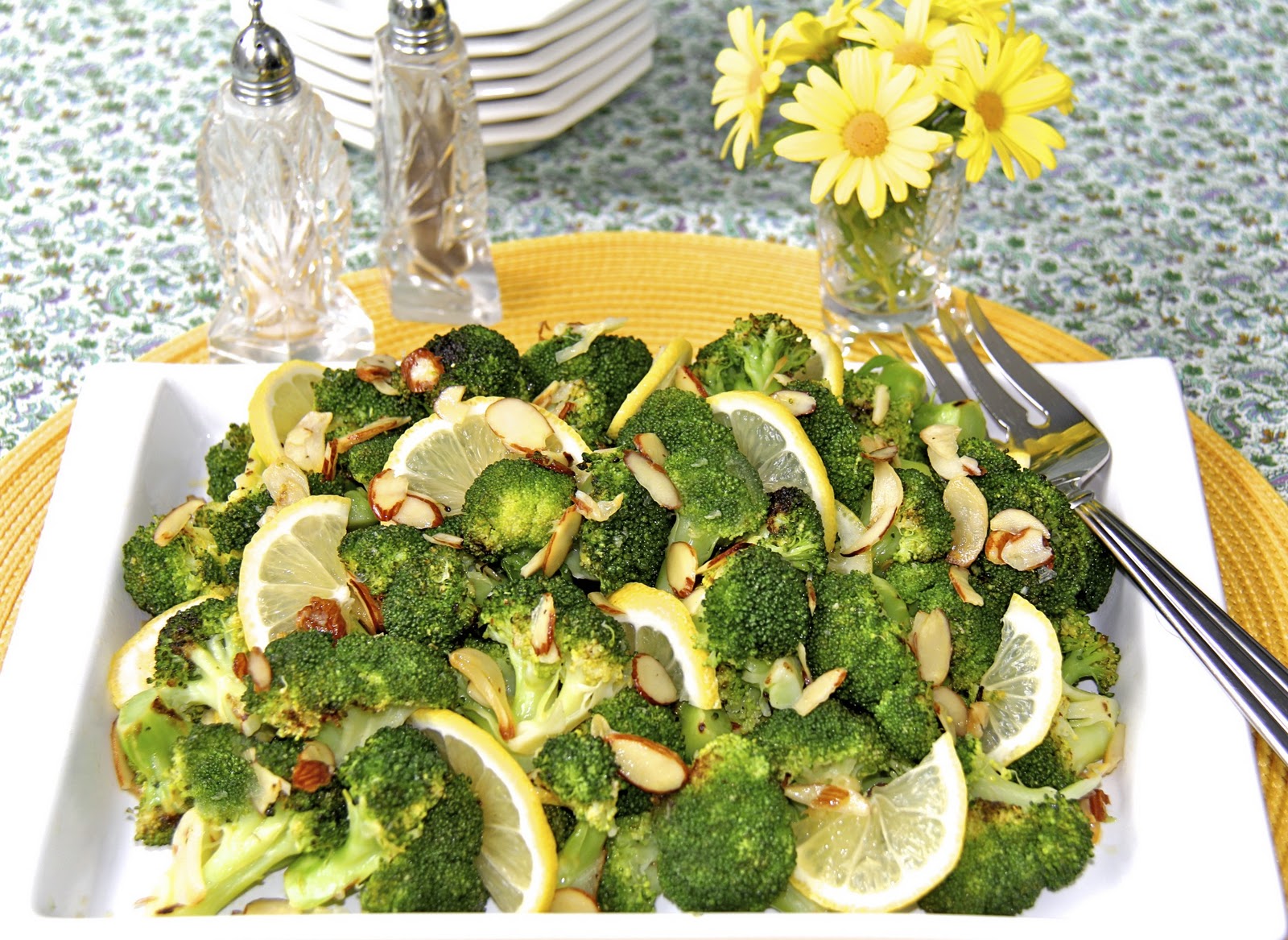 Pan Grilled Broccoli with Garlic and Lemon The Café Sucre Farine