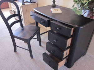 Solid wood french country desk SOLD
