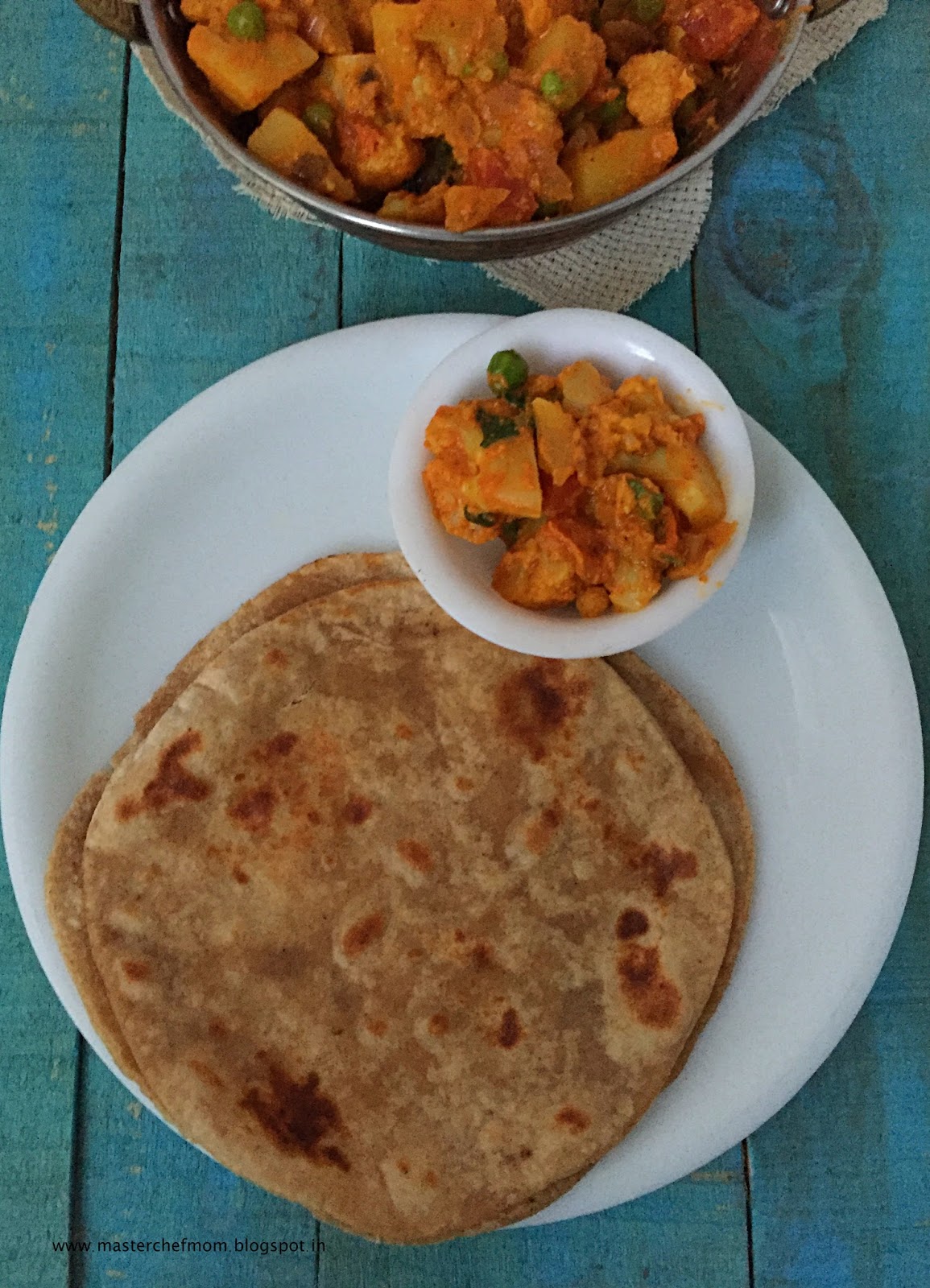 MASTERCHEFMOM Ghee Chapatti ( Pan fried Indian Flat Bread) Ghee
