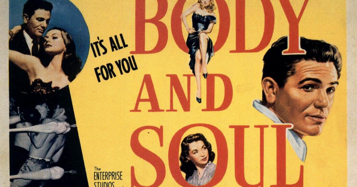 Film Noir Board BODY AND SOUL (1947)